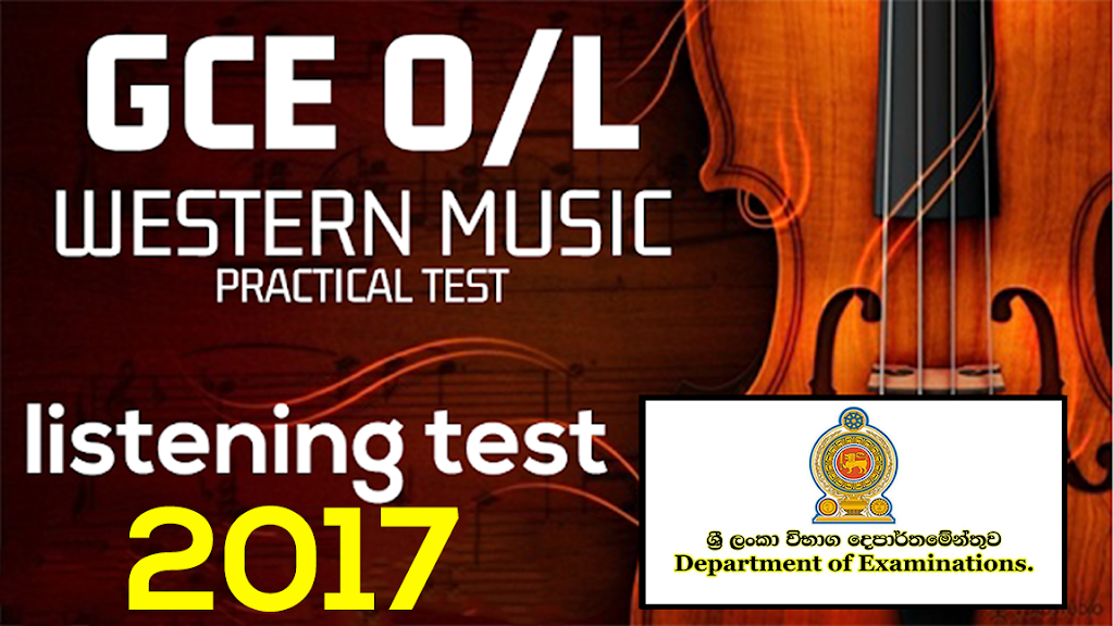 O/L Western Music Listening Test 2017 Practical Test